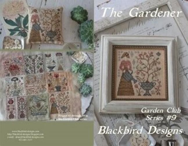 The Gardener by Blackbird cross stitch pattern