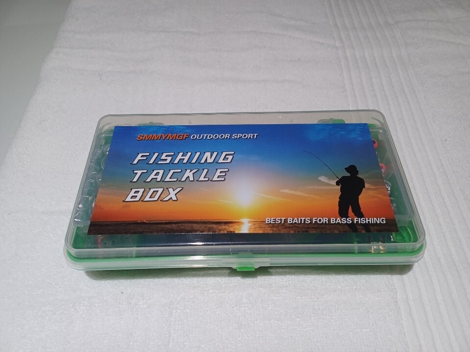 SMMYMGF OUTDOOR SPORT FISHING TACKLE BOX, SALTWATER & FRESHWATER TACKLE "SALE!!!