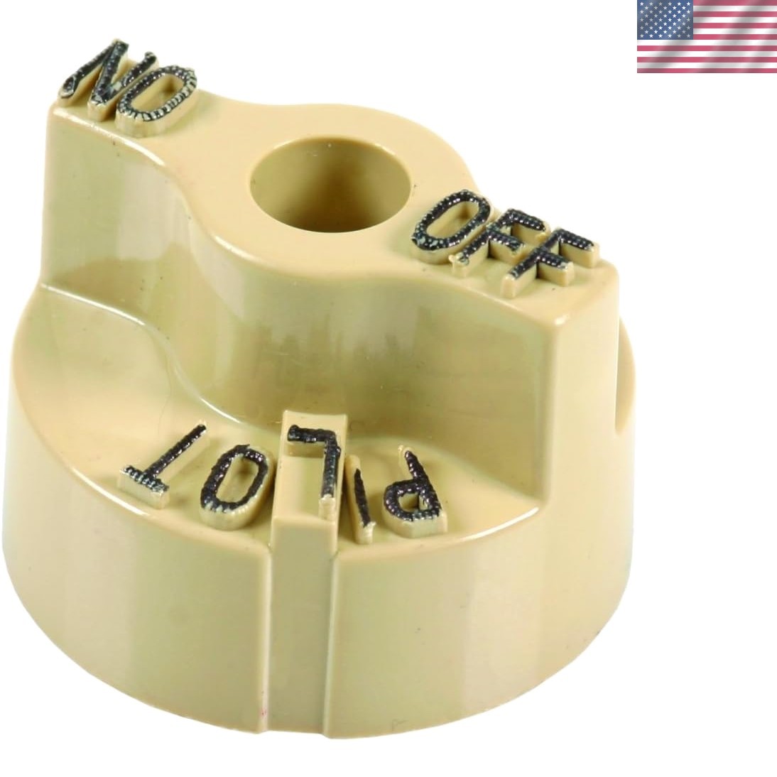 Genuine OEM Unitrul Dial Knob P6071267 - Tan Brass Finish, Easy Install