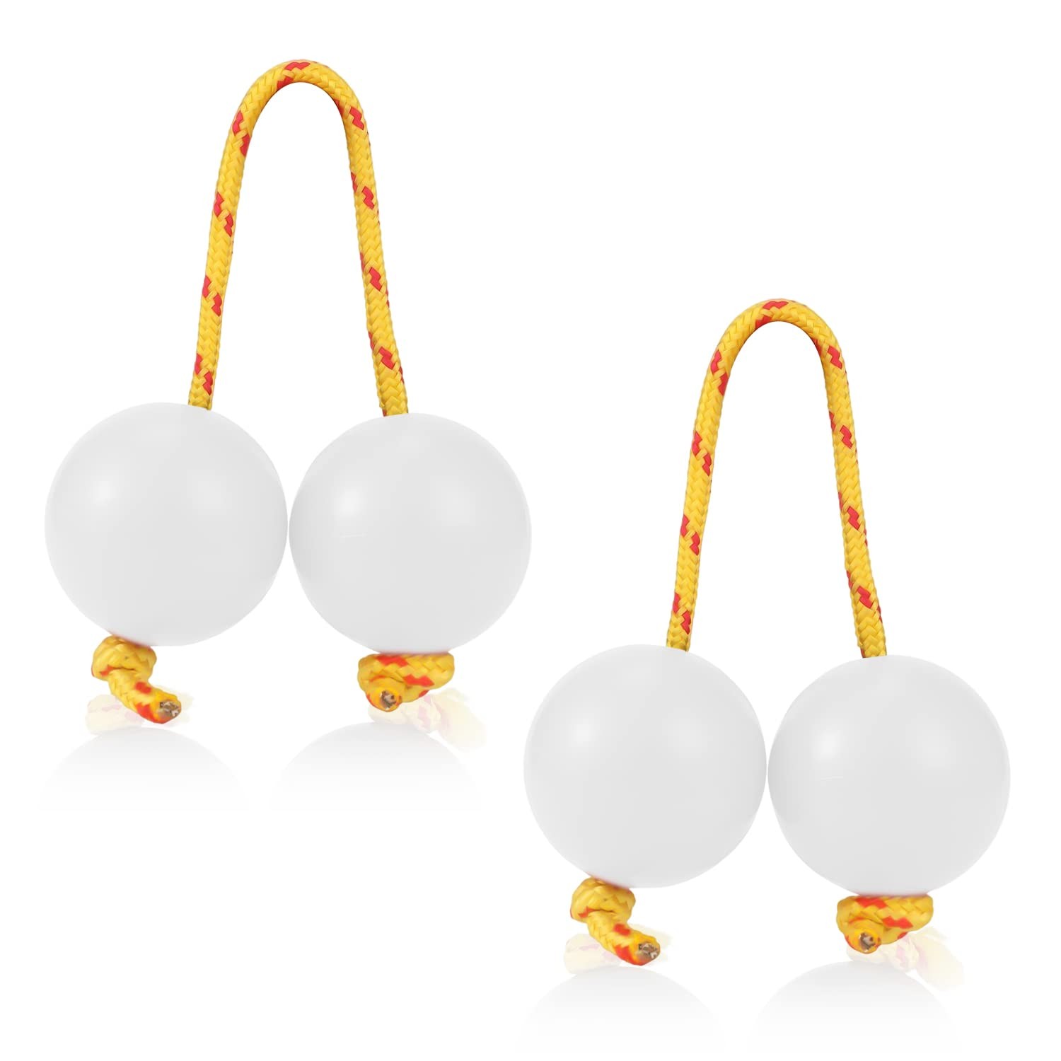 2 Pairs of Aslatuas Rhythmic Ball, Kashaka Shaker Instrument Classical Africa...