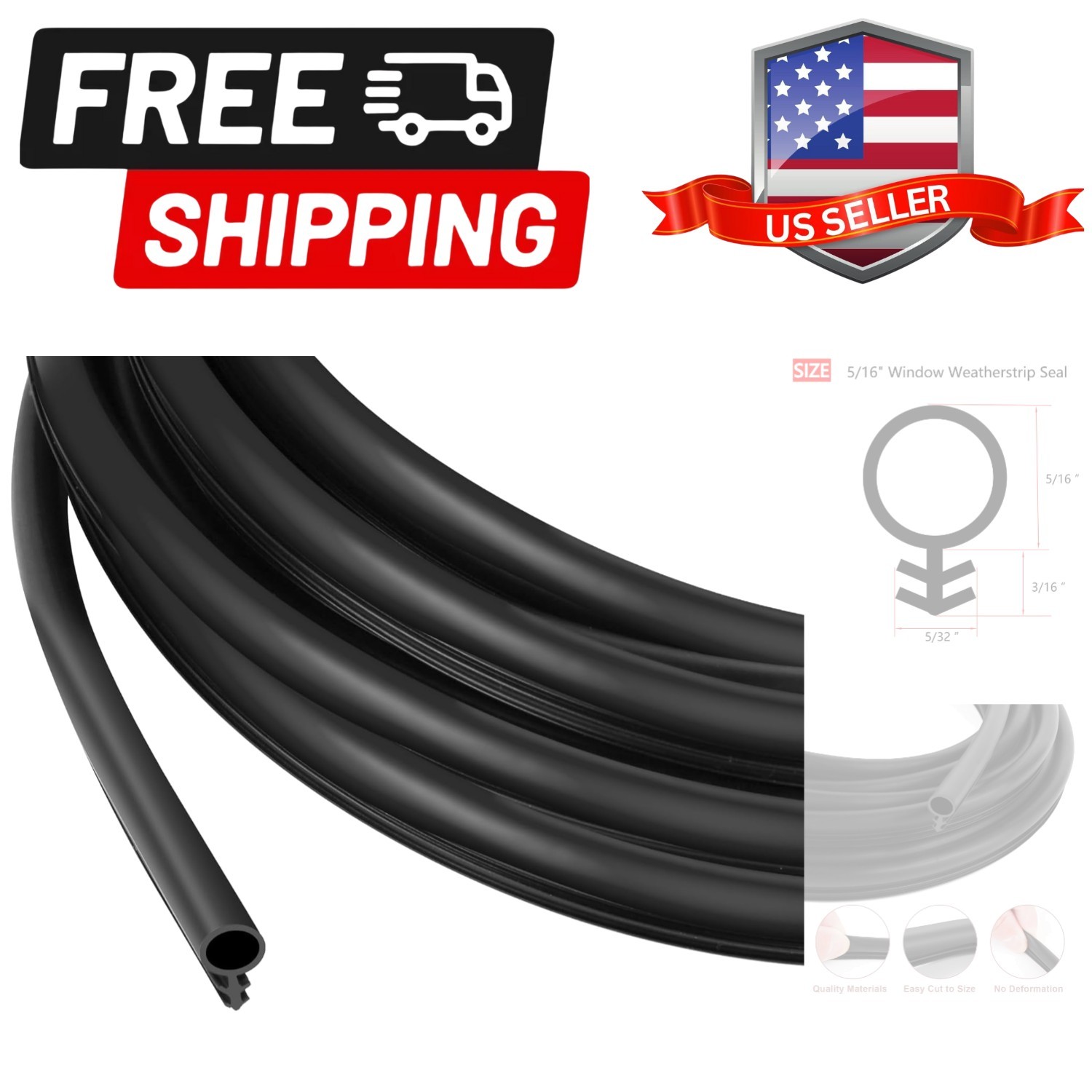 Windws Kerf Weather Stripping Seal Strip, Bulb Bubble Kerf Munt, TPE Flange E...