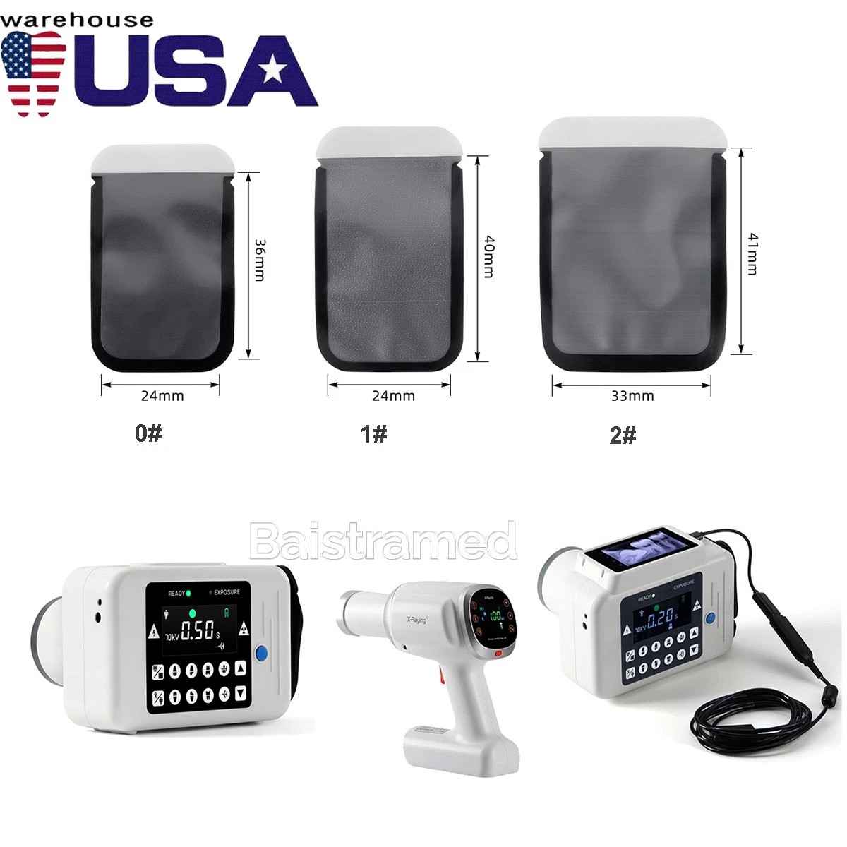 Dental Barrier Envelope Bag X Ray Film Protective/X Portable Ray Digital Machine