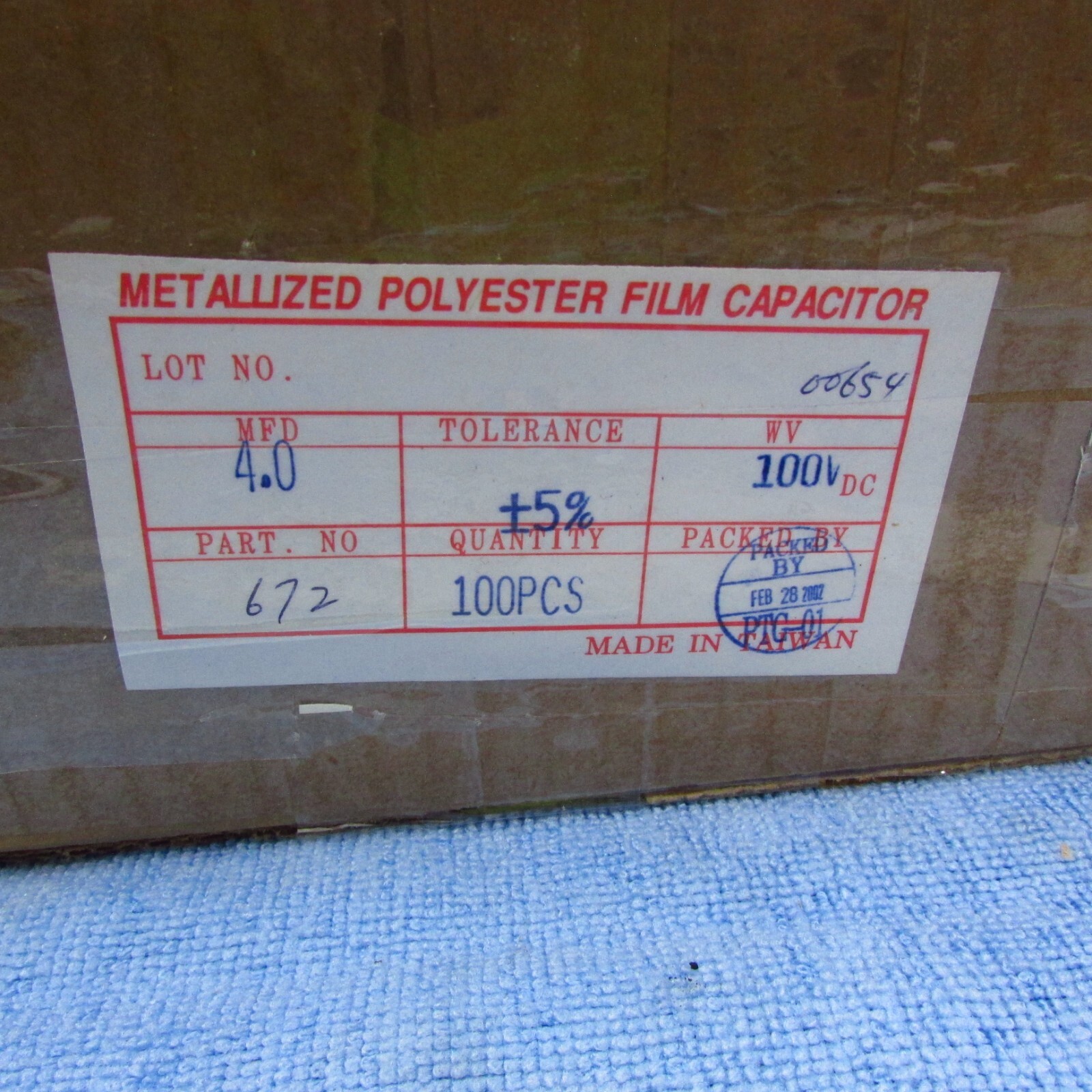 Qty 2 4uF 100V Metalized Polyester Film Speaker Crossover Capacitor