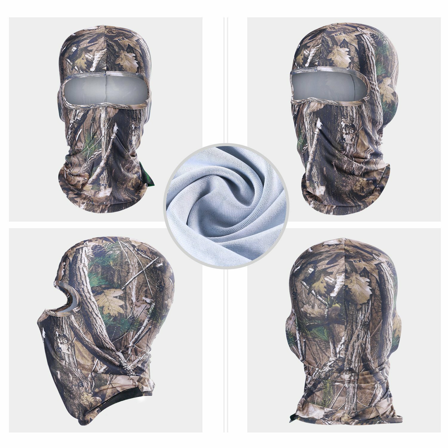 Balaclava Full Face Mask UV Protection Ski Sun Hood Tactical Masks for Men Women