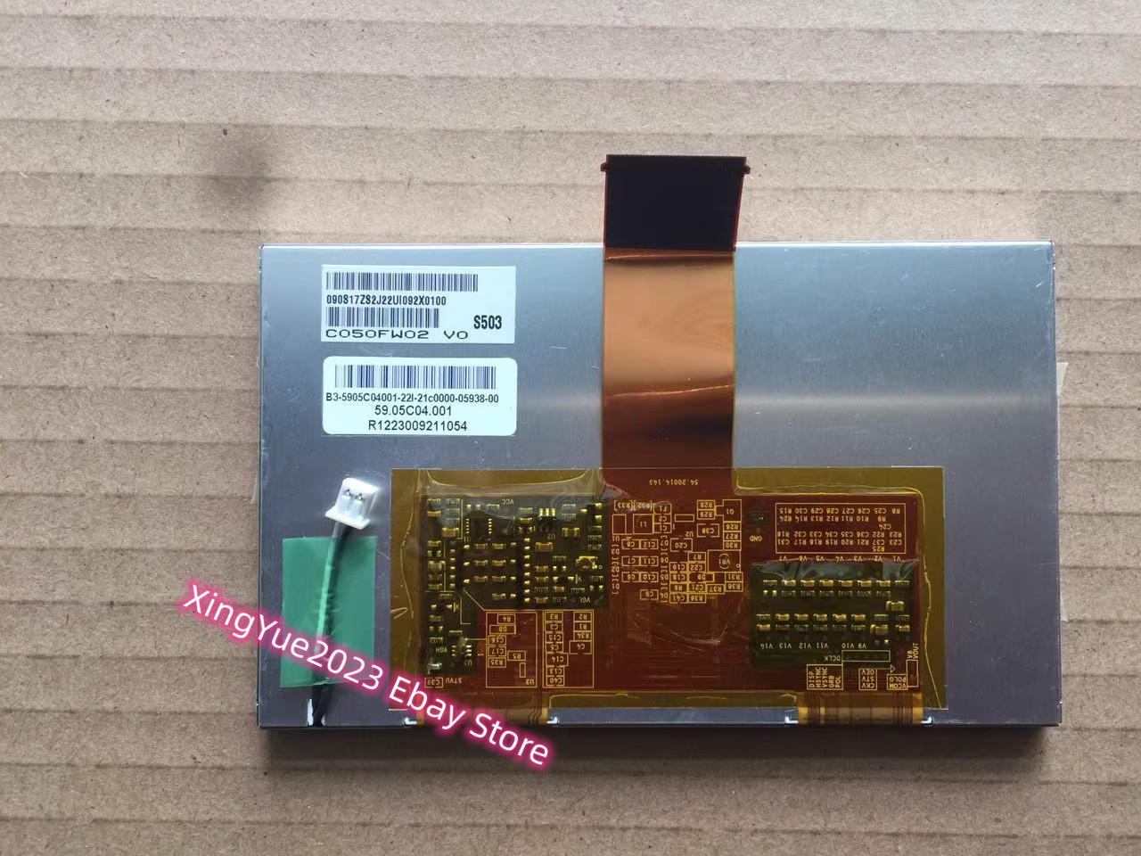 5" For AUO C050FW02 V0 V.0 LCD Screen Display 480(RGB)×234 1 Year Warranty