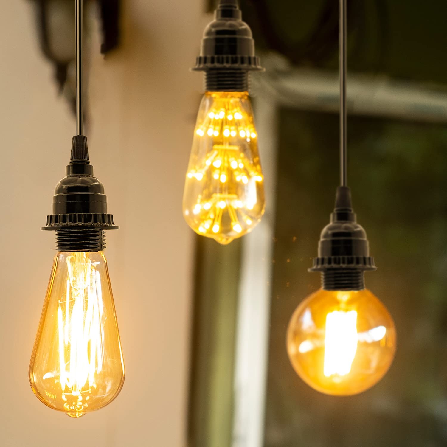 Plug in Hanging Light Kit, Industrial Pendant Lighting Fixture, E26 E27 Retro...
