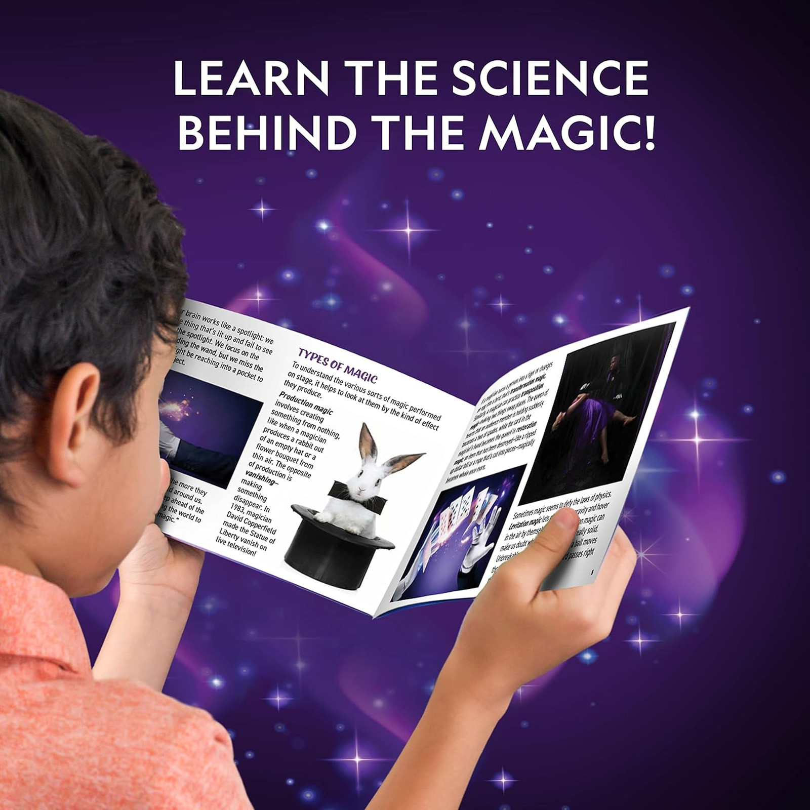 Kids Magic Set with Stage Props and Card Deck for Beginners and Advanced