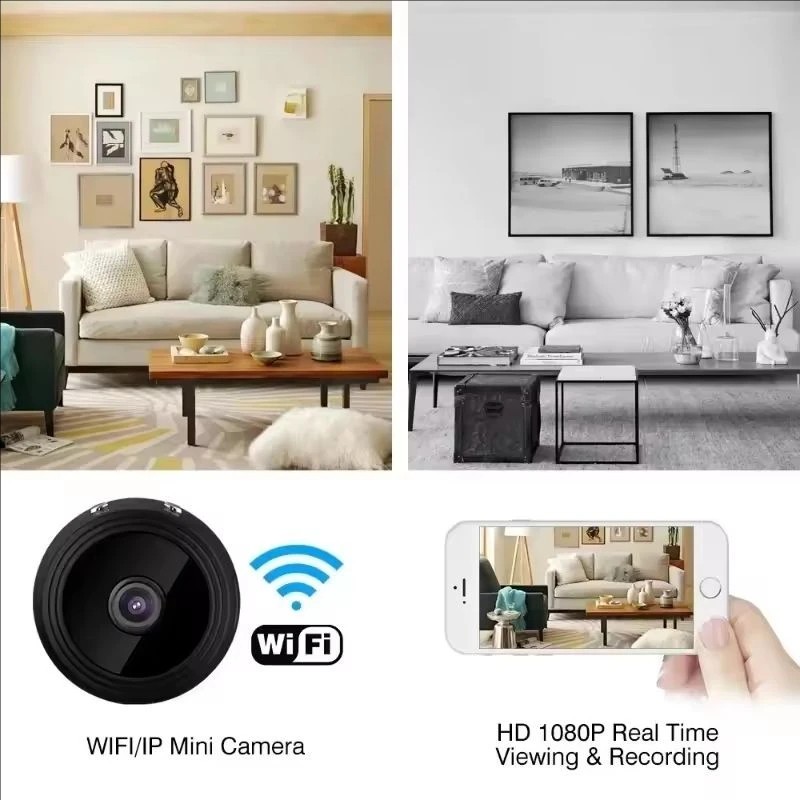 Mini Wireless Record Camera WiFi IP Home Security DVR Night Vision HD USB 1080P