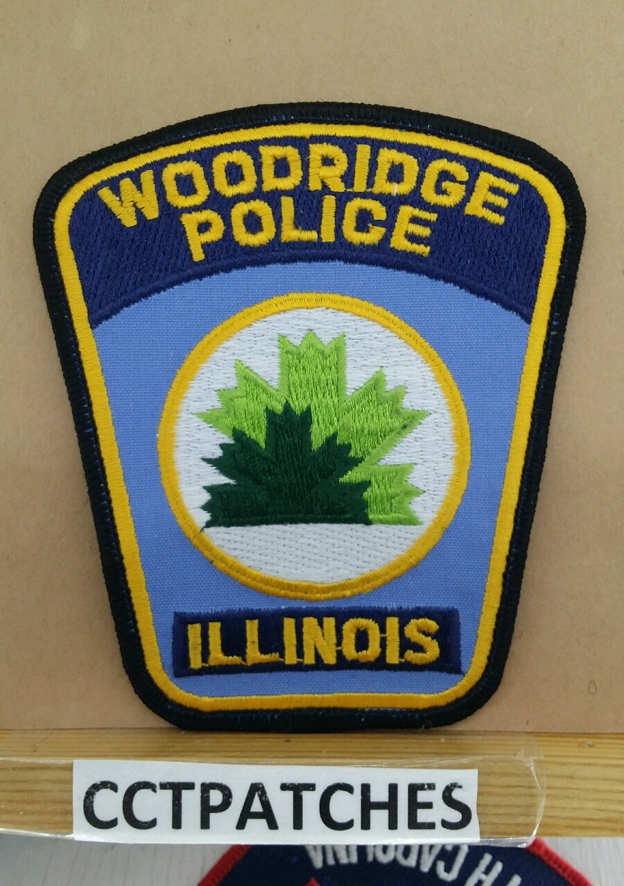 WOODRIDGE, ILLINOIS POLICE SHOULDER PATCH IL