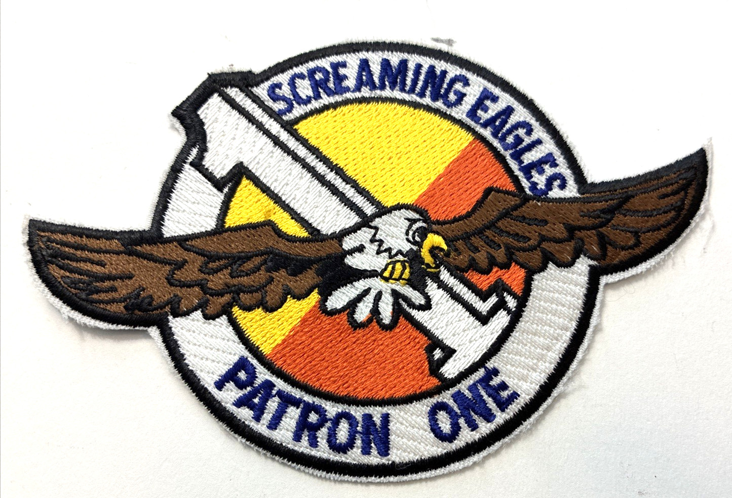 US Navy Screaming Eagles Patron One Patch 5"-