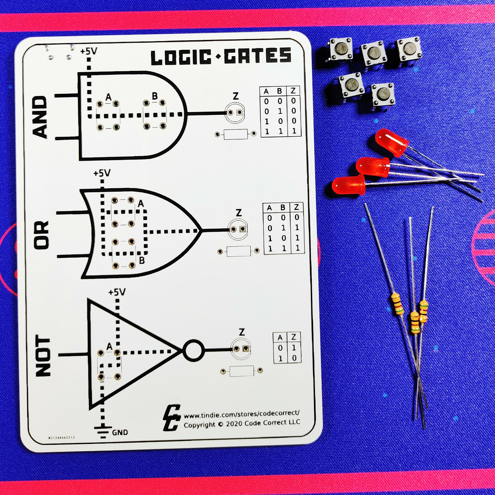 Logic Gates Learning Bundle (#1-3) (Assembly Required)