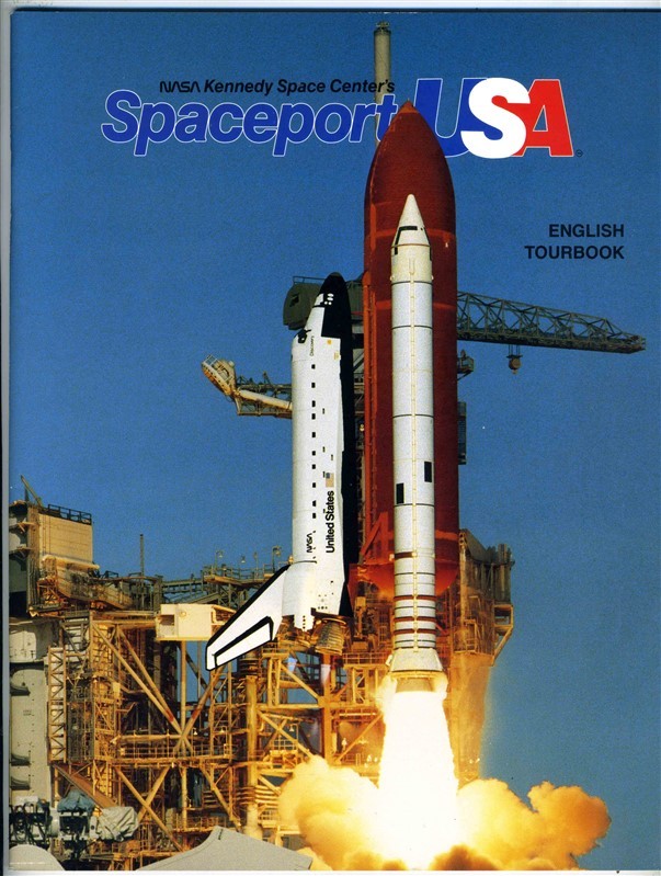 Kennedy Space Center and Spaceport USA Tourbooks and 21 Postcards