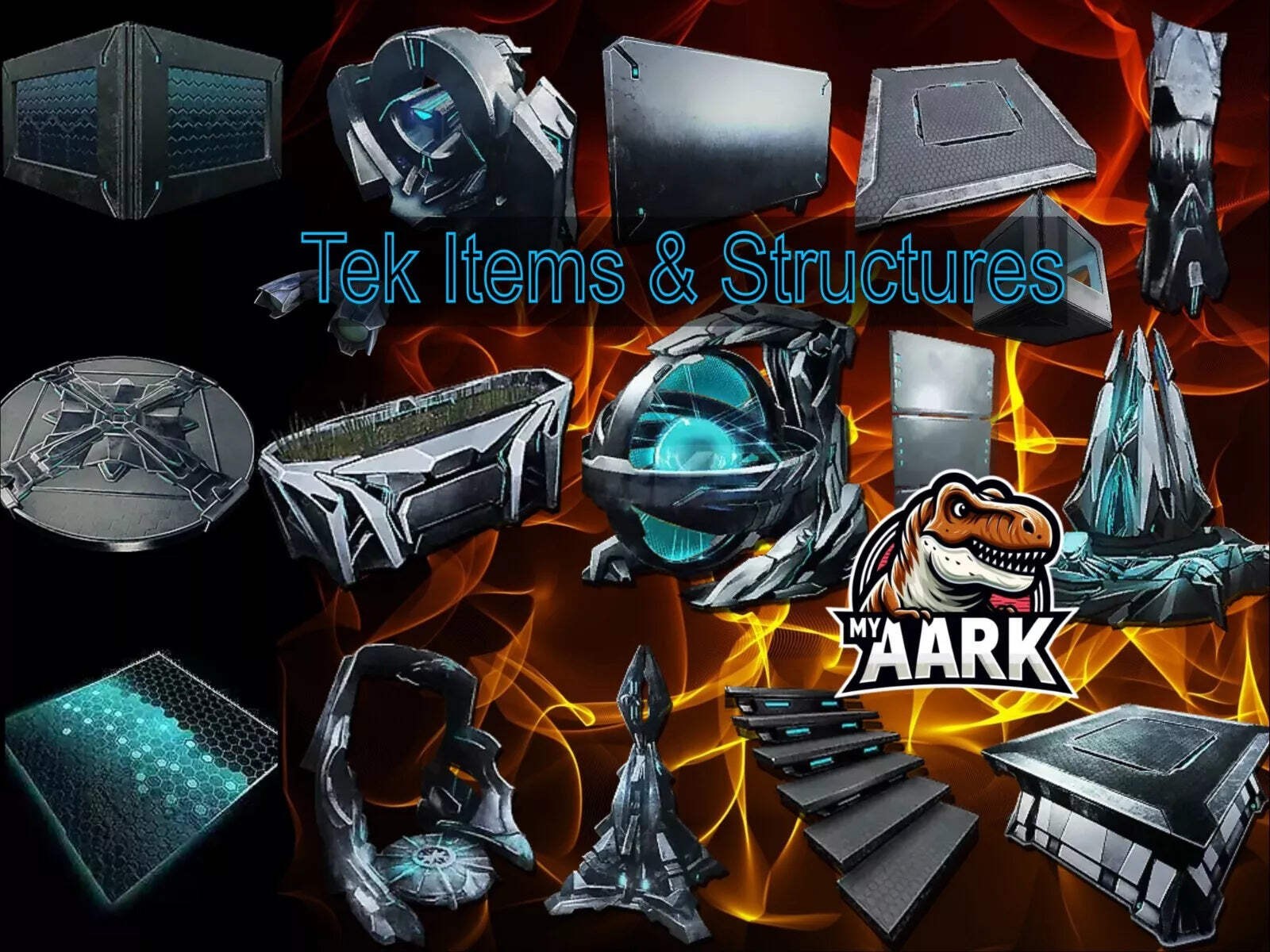 Tek Base Structures Item Ceiling Repli Generator ASA PVE 🦖ARK Survival Ascended