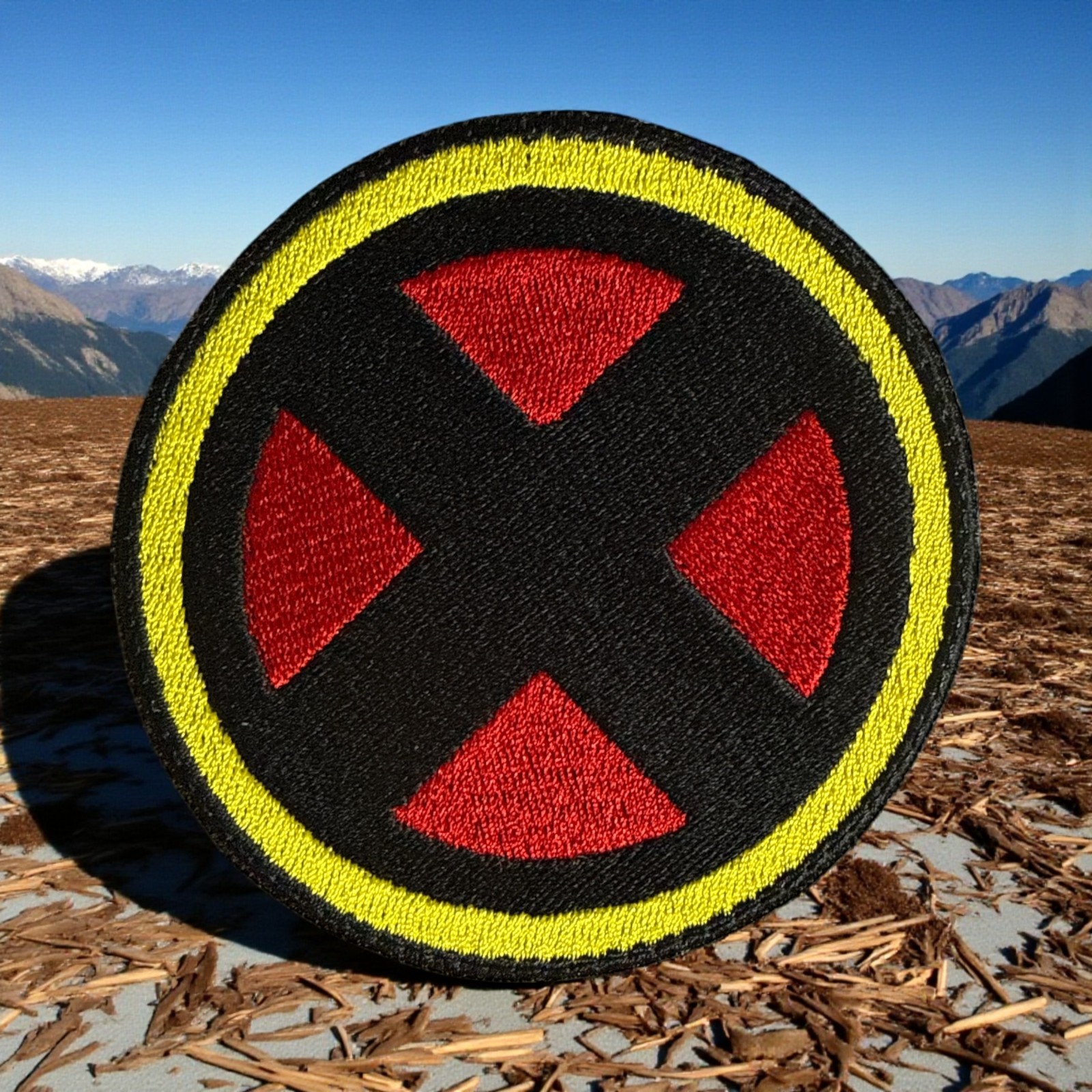 X-Men Marvel Logo Embroidery Patch 3.52" X 3.51"