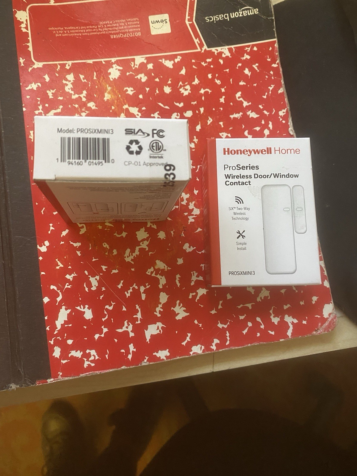 NEW 2 Pc Honeywell Home PROSIXMINI3 ProSeries Wireless Mini Door / Window Sensor