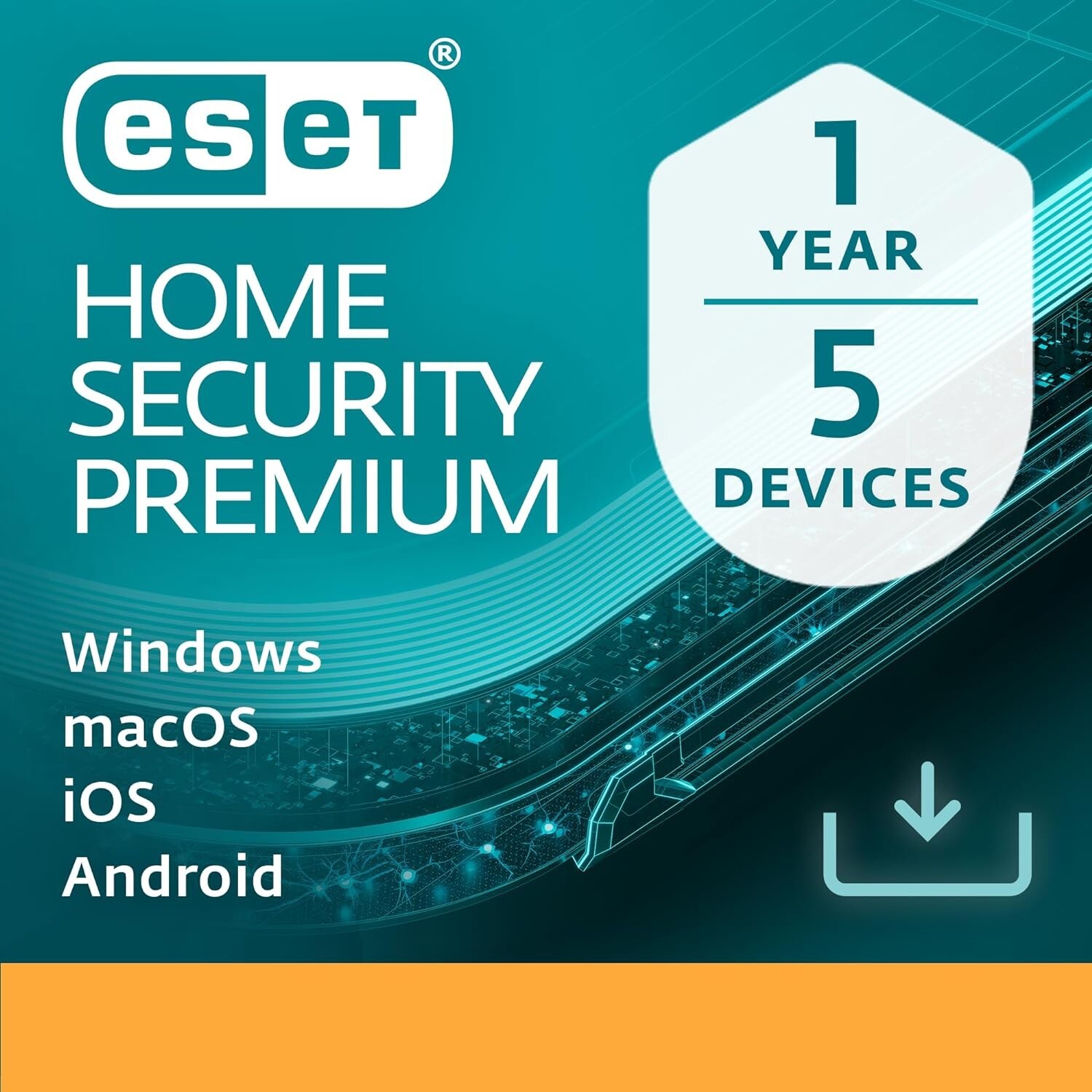 ESET Internet Smart Home Security Premium 2026 5 Device 1 Year Same Day Email