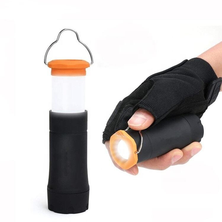 Portable 2 in 1 LED Telescopic Camping Lantern