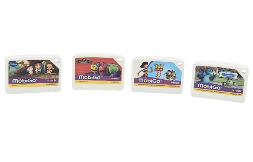 VTech MobiGo Game Cartridge Lot Disney Cars Toy Story Planes Monsters