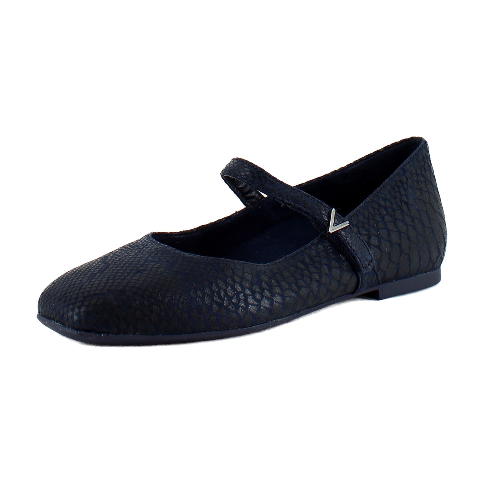 Vionic Alameda Womens Flats Navy Snake