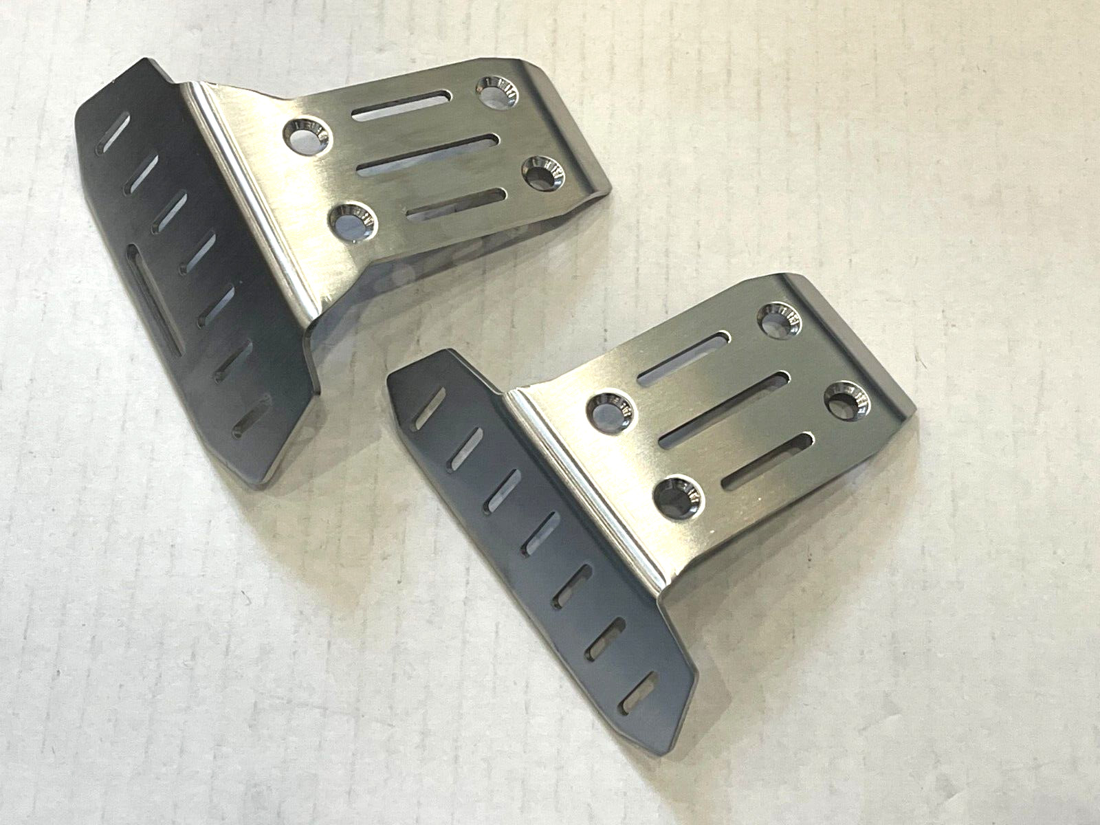 Front & Rear Stainless Steel Bumper Protection for Traxxas Sledge S