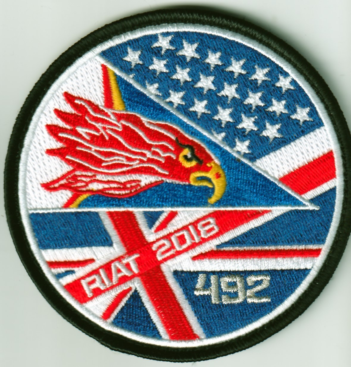 USAF Air Force 492 TFS Royal International Air Tattoo 2018 RAF Fairford patch