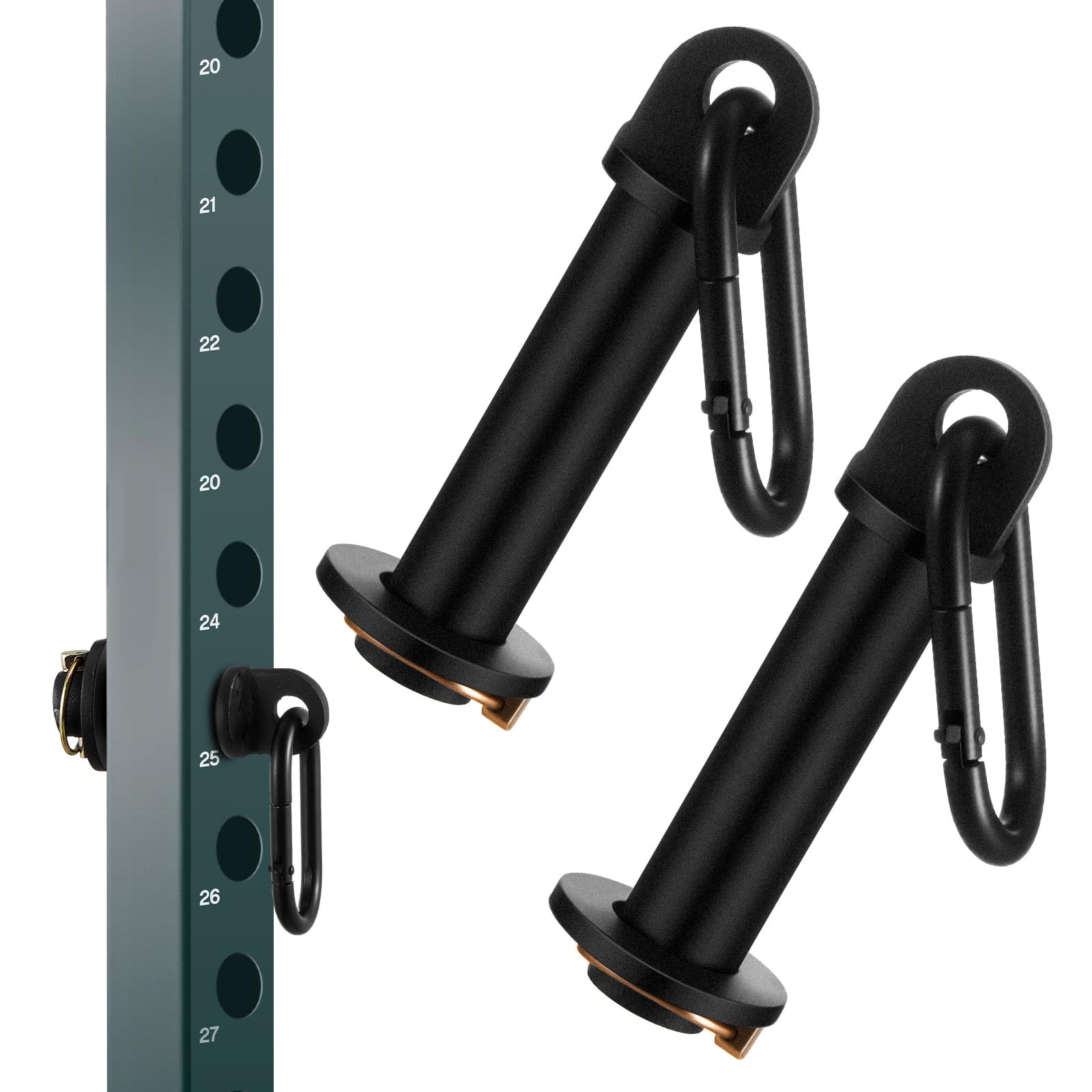 2 Pack Power Cage Squat Rack Home Gym Equipment Attachments Accessory Fits 3x...
