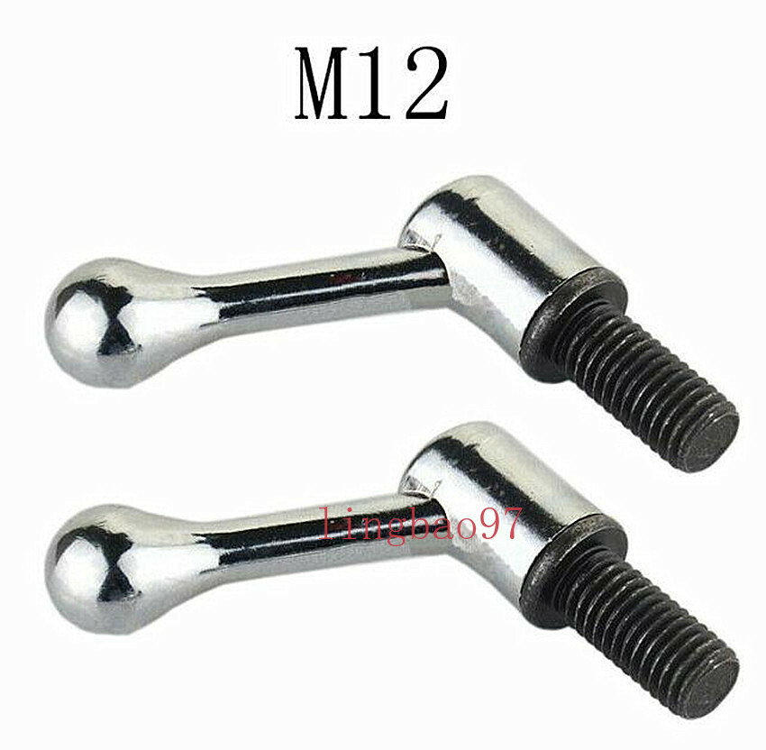 2pcs Bridgeport Milling Machine Part Table Lock Handle Bolt M12 Vertical Mill