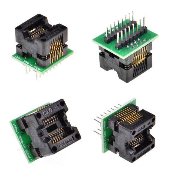 1 Piece SOIC16 SOIC 16 SOP16 TO DIP16 Programmer Adapter Socket Body Width 3.8MM