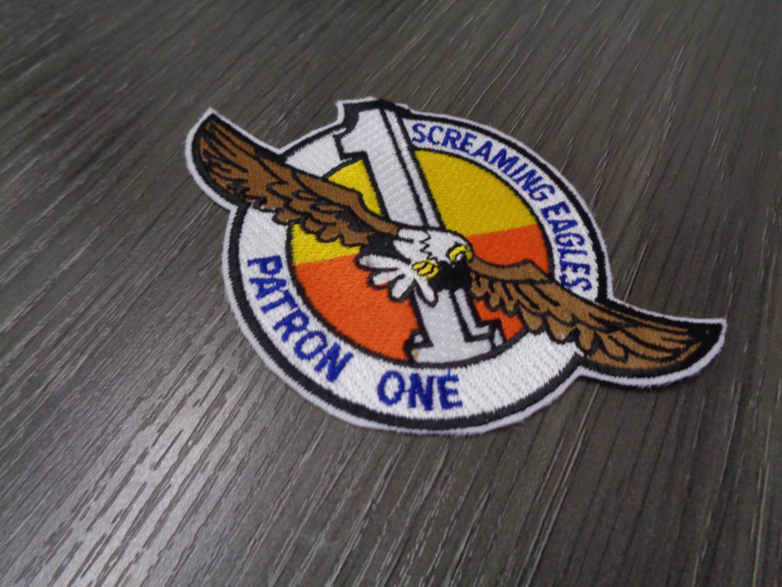 1994 US Navy Screaming Eagles Squadron Patron One Embroidered Vintage Patch