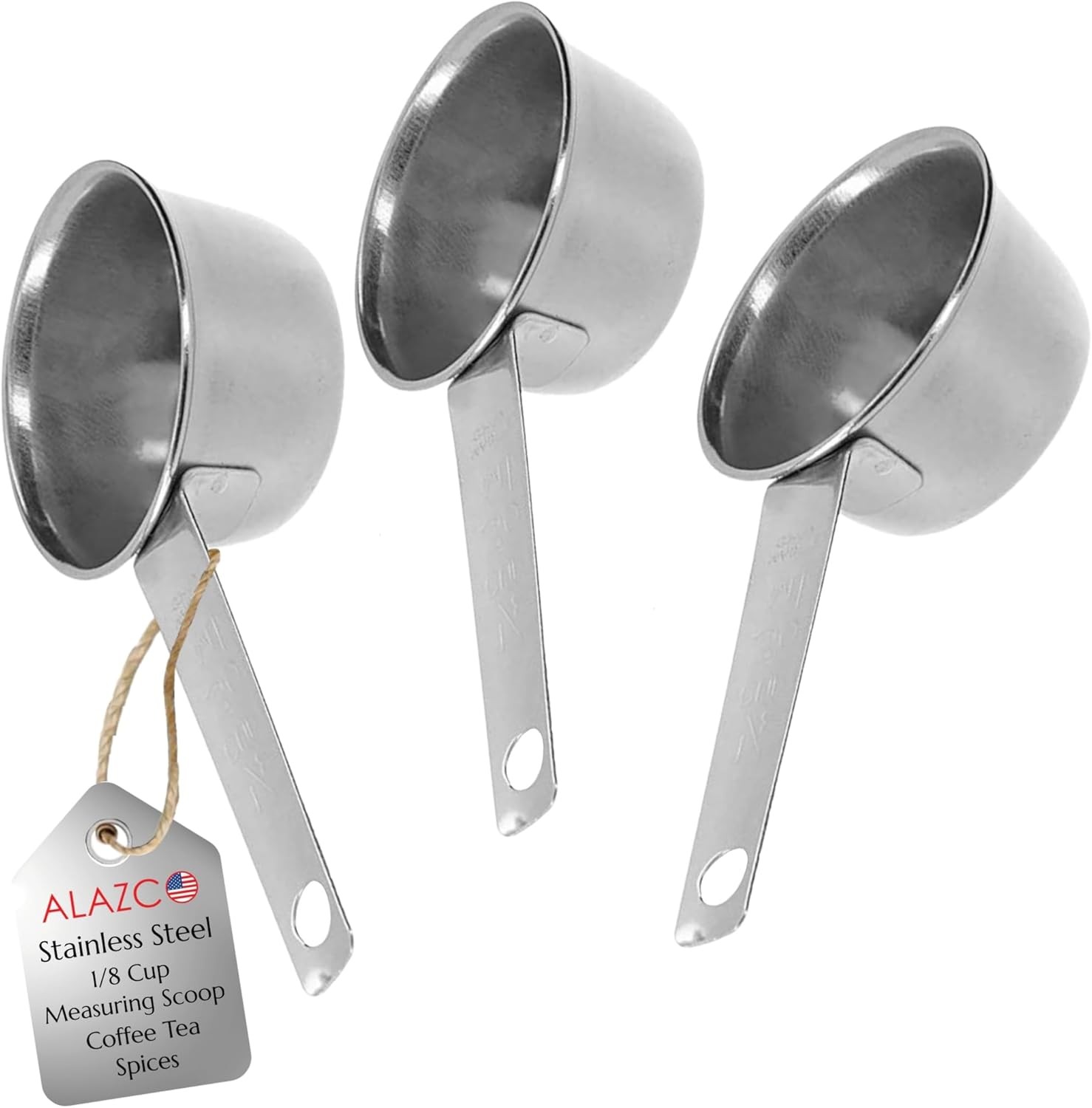 3pc BPA FREE STAINLESS STEEL ALAZCO Stainless Steel, Steel