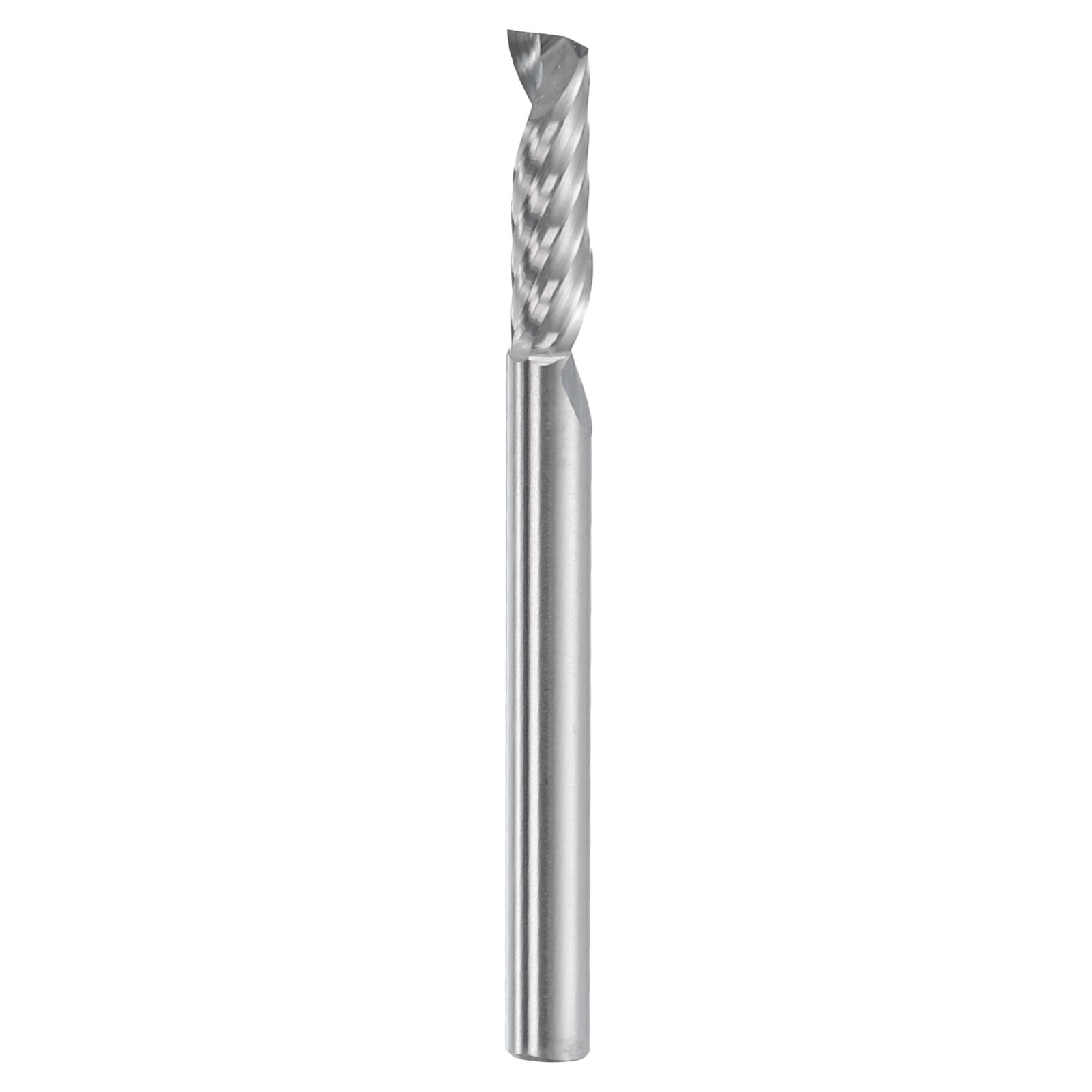 Spiral Router Bit 1/8"x12mmx1/8"x38.5mm 1 Flute Solid Carbide CNC End Mill
