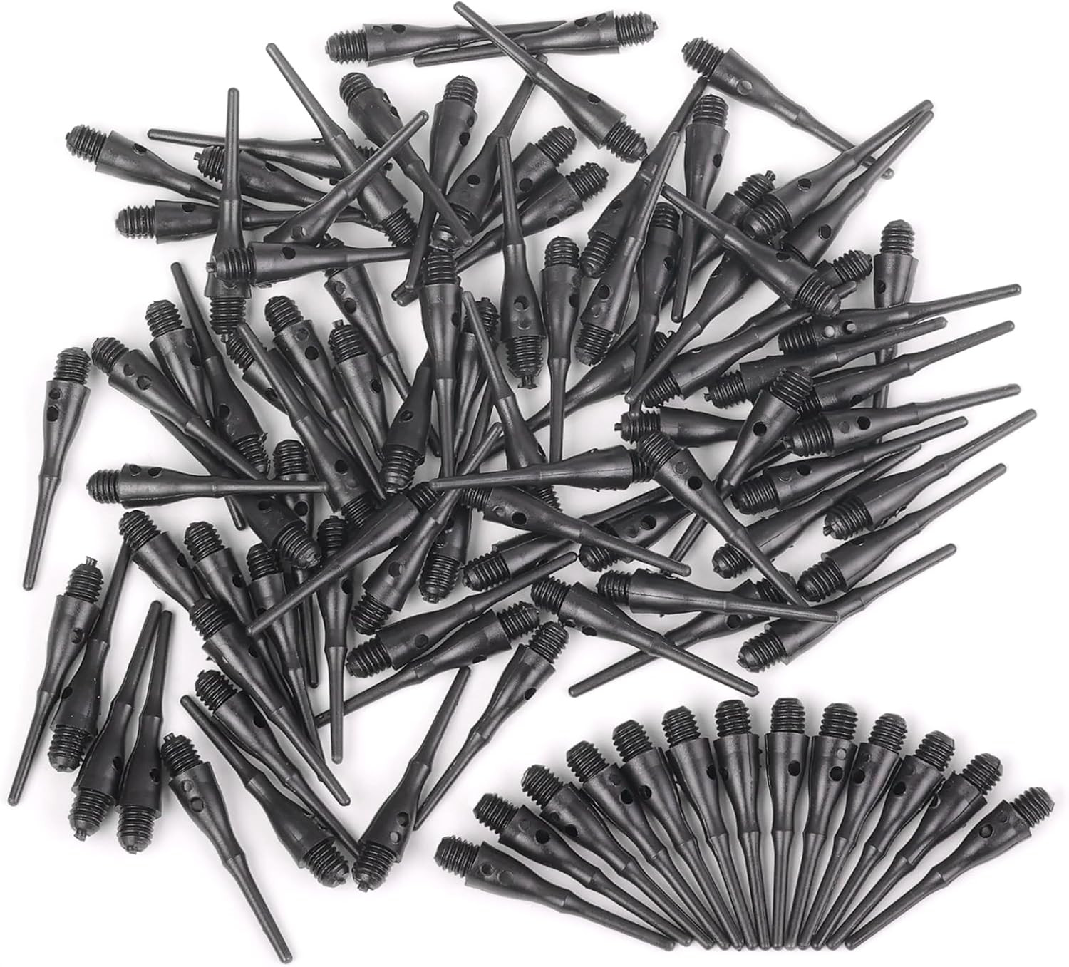 Soft Dart Tips 100 PCS 2BA Thread Plastic Soft Tip Soft Dart Tips Replacement Da