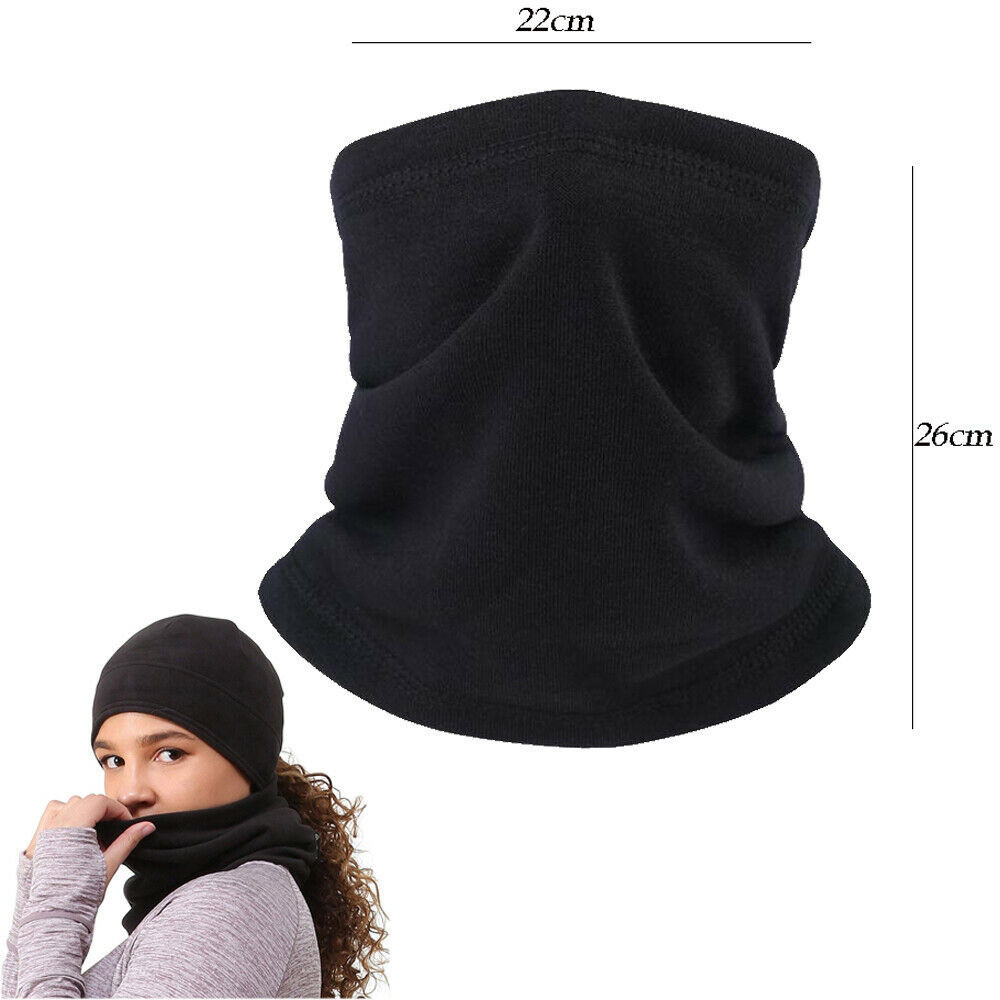 Winter Neck Gaiter Fleece Half Face Mask for Ski Cold Weather Warmer Tube Scarf