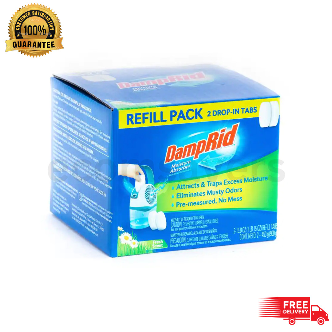 15.8 oz. Drop-in Tab Refill Moisture Absorber for Fresh and Clean Space (2-Pack)