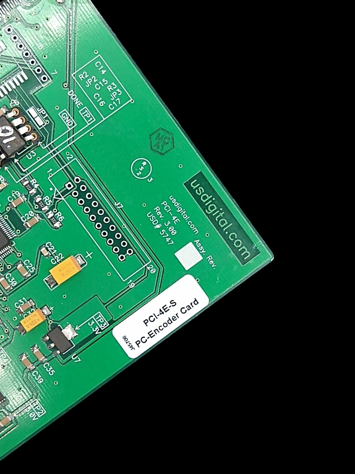 US Digital PCI-4E-S PC-Encoder PCI Interface Card Single Ended TTL Inputs