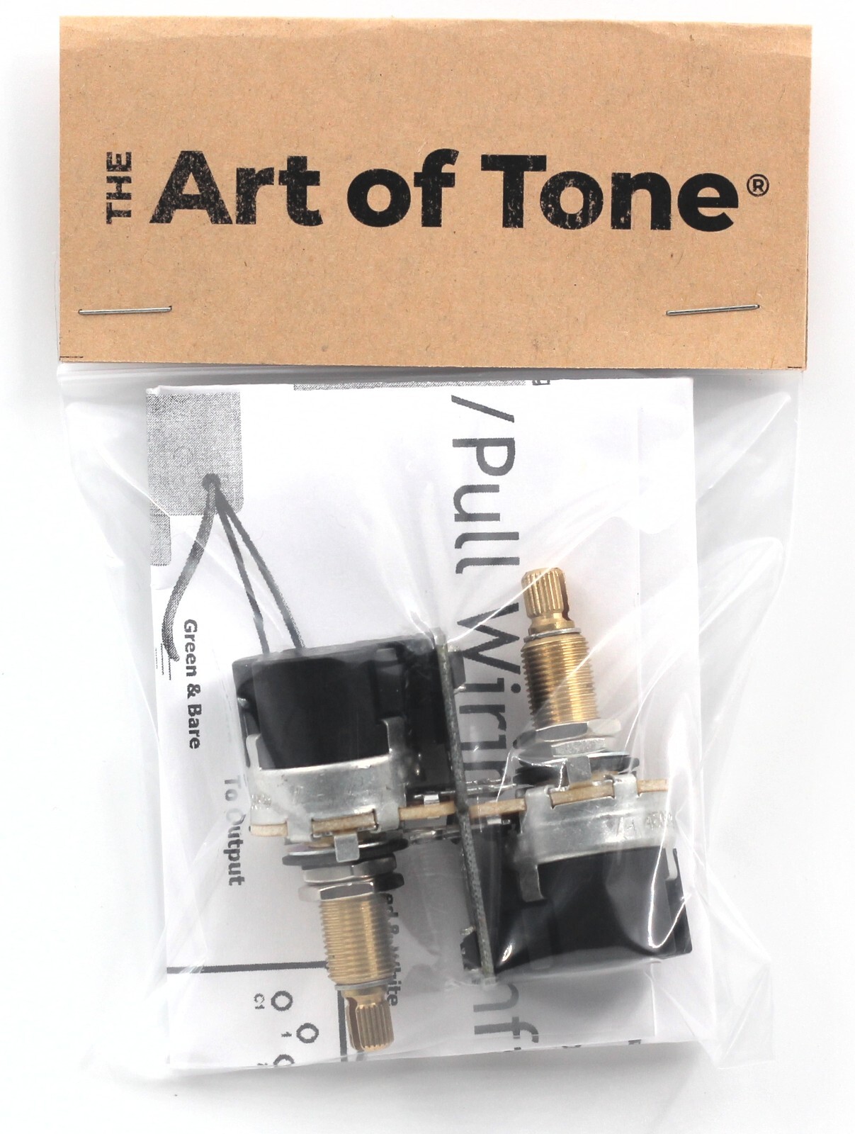 2x CTS 500K Pot 3/4” Long Split Shaft Audio Taper Push/Pull DPDT