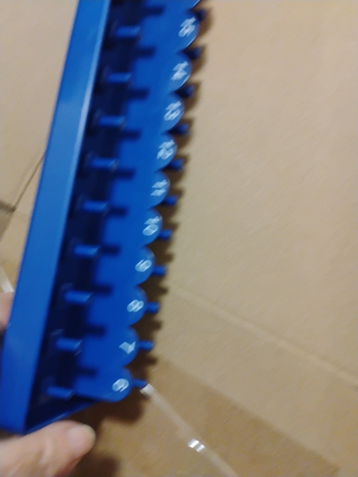 3/8" Metric Socket Holder Tray