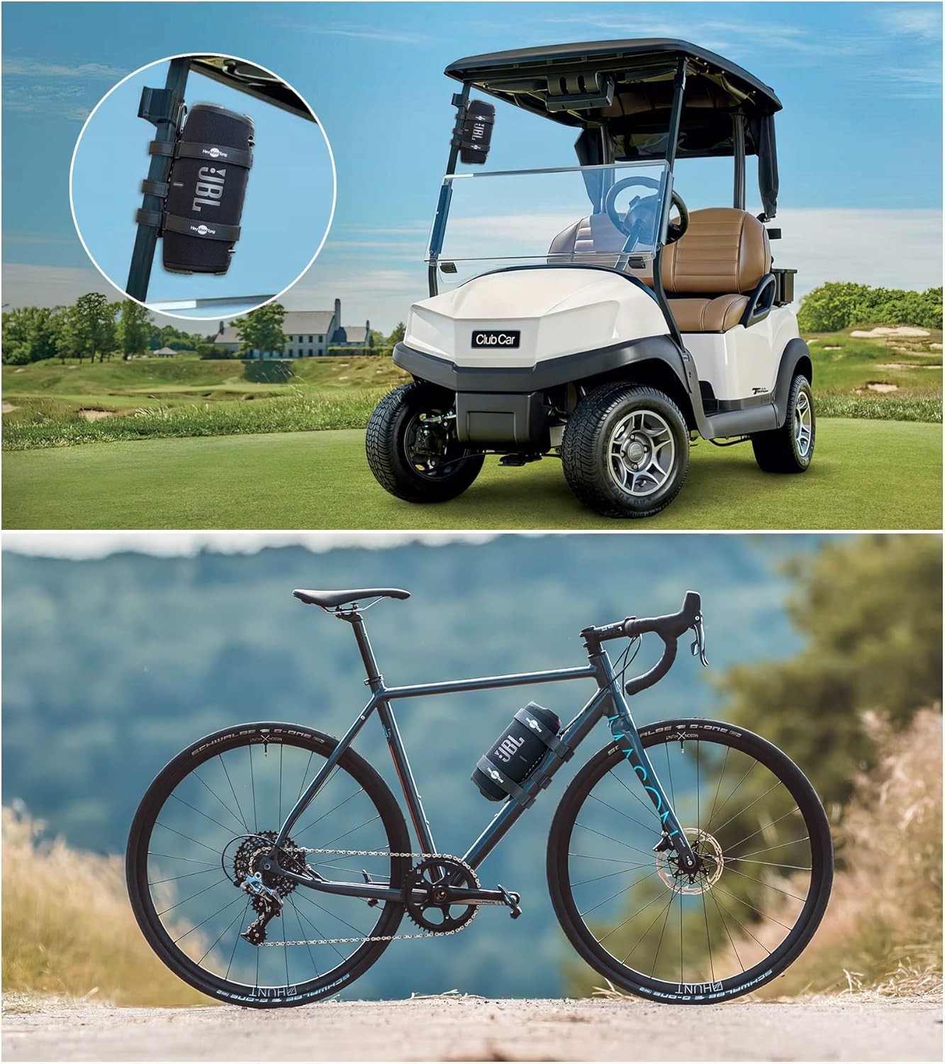 Waterproof Speaker Mount for Bluetooth Speakers 12''-20'' - Perfect for UTVs,...