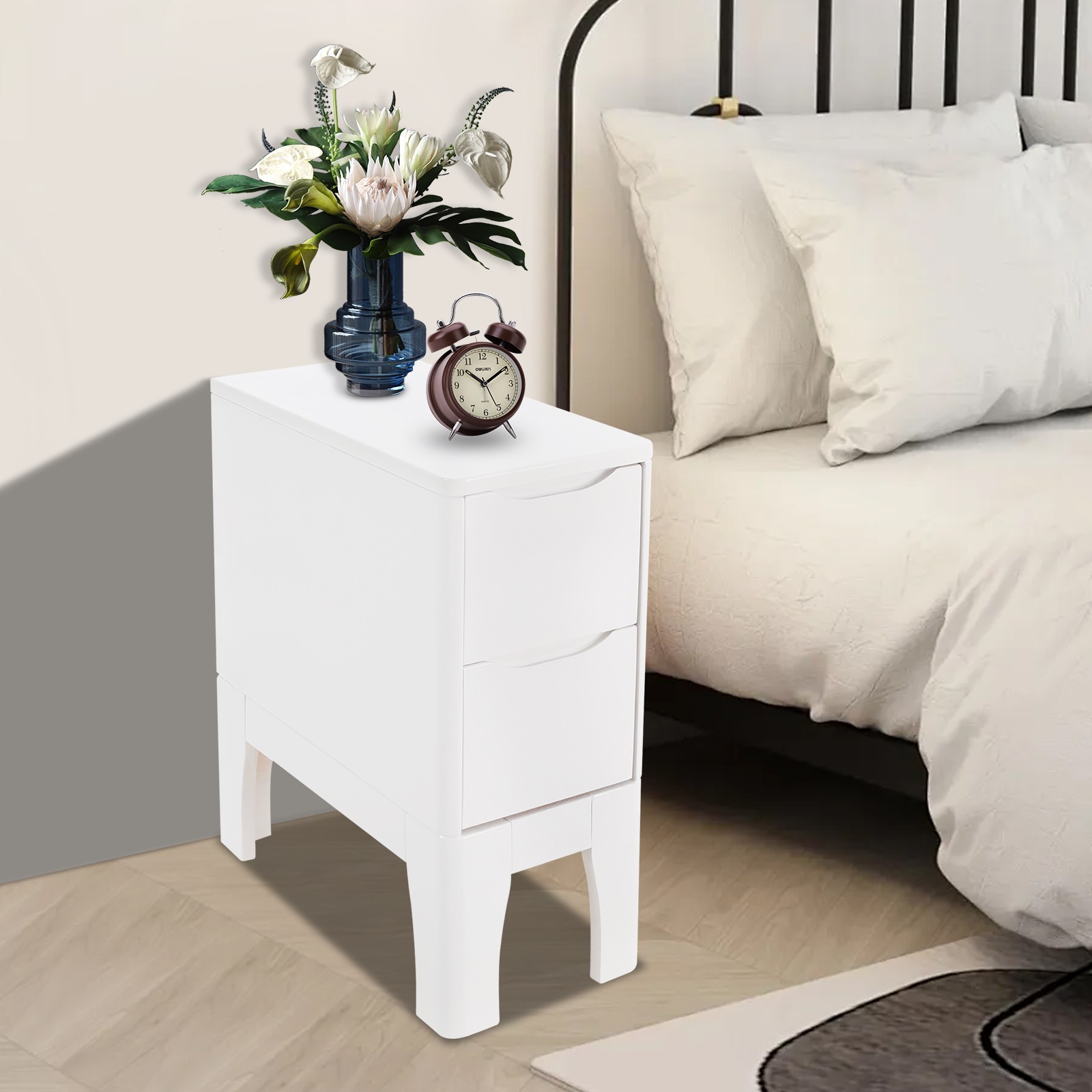 Bedside Table, Sofa Side Table, Bedside Table with Drawers Bedside Table