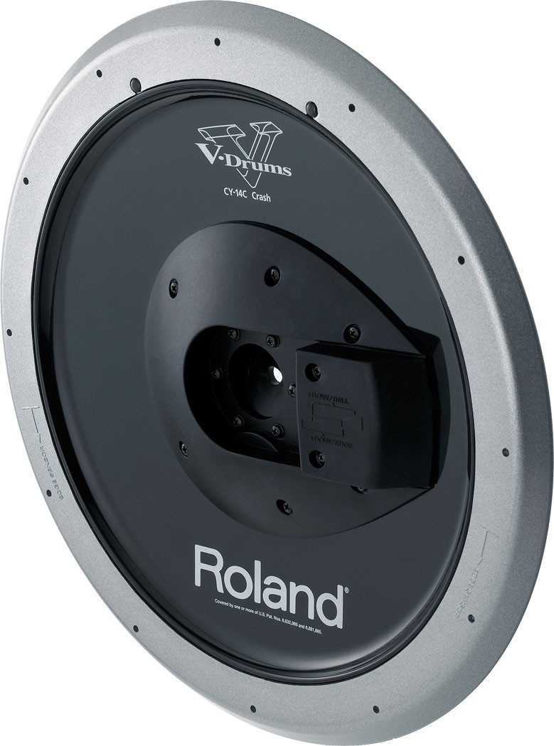 Roland CY-14C MG 14” Metallic Gray Dual Zone Gray Crash Cymbal CY14 CY-14
