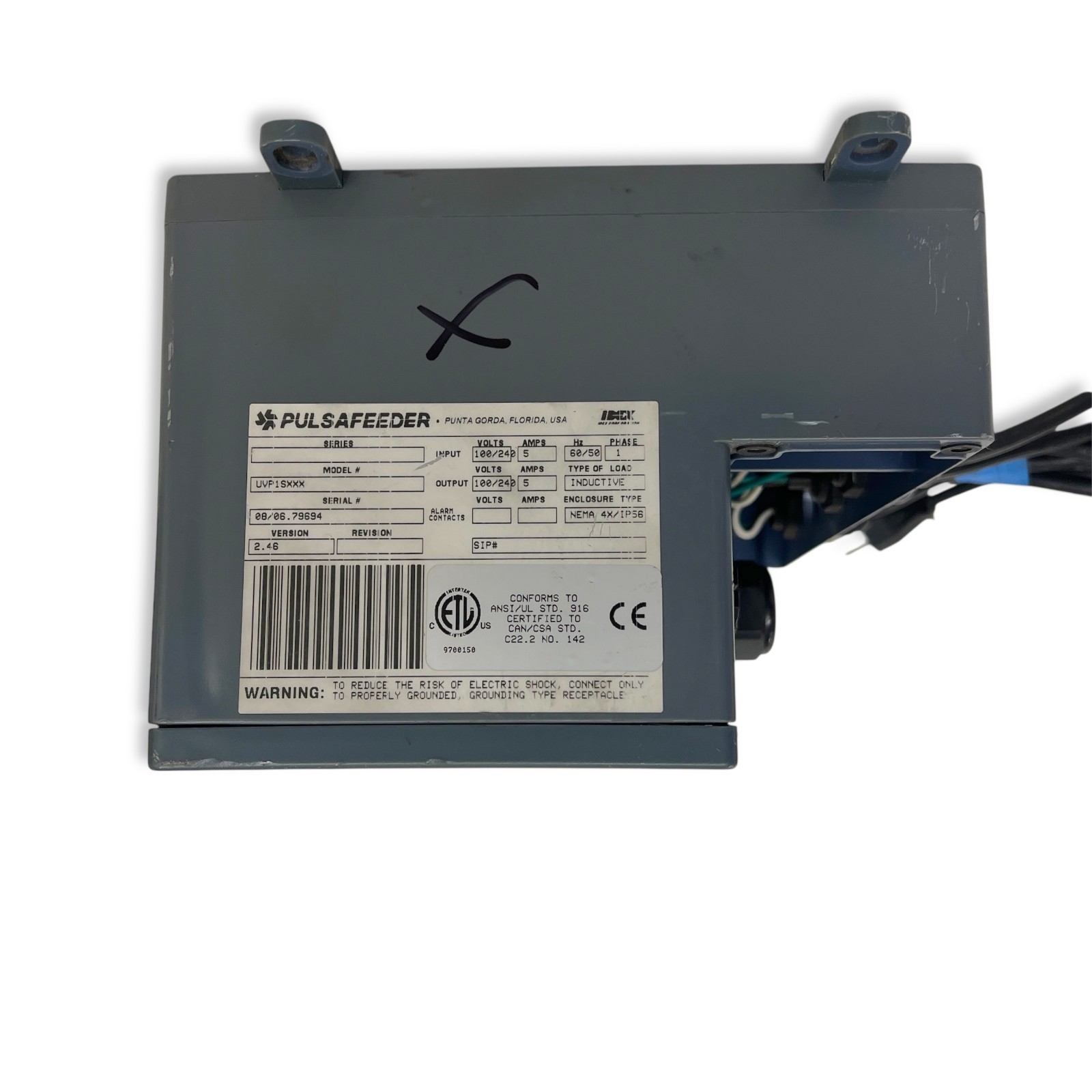 Idex Pulsafeeder UVP1SXXX Vision Series Controller, Tested