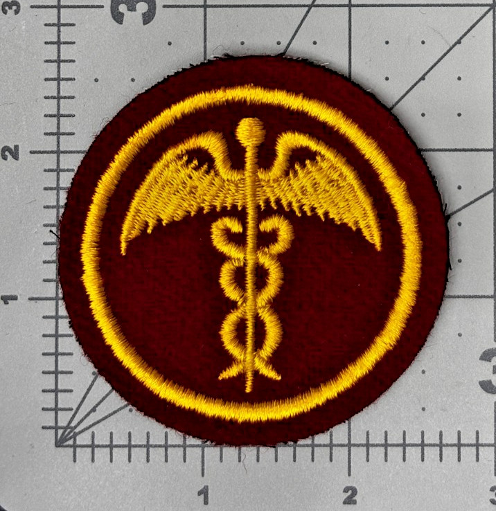 1941-1945 Massachusetts Women's Defense Corps Medical Personnel Patch Inv# K1969