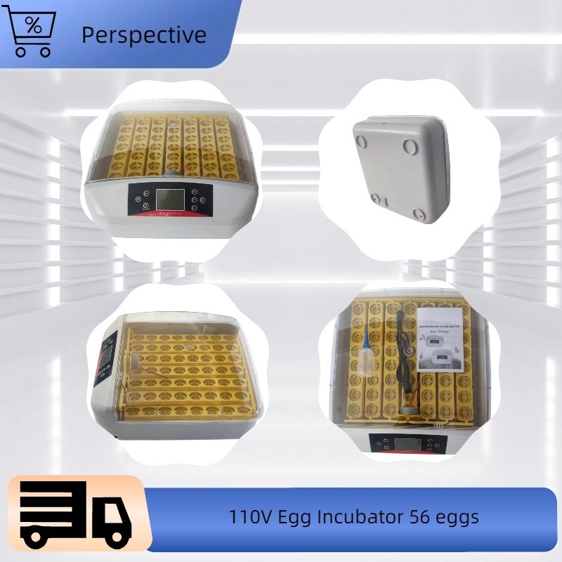 110V 56 eggs Household Egg Incubator Egg Hatching Machine with LED