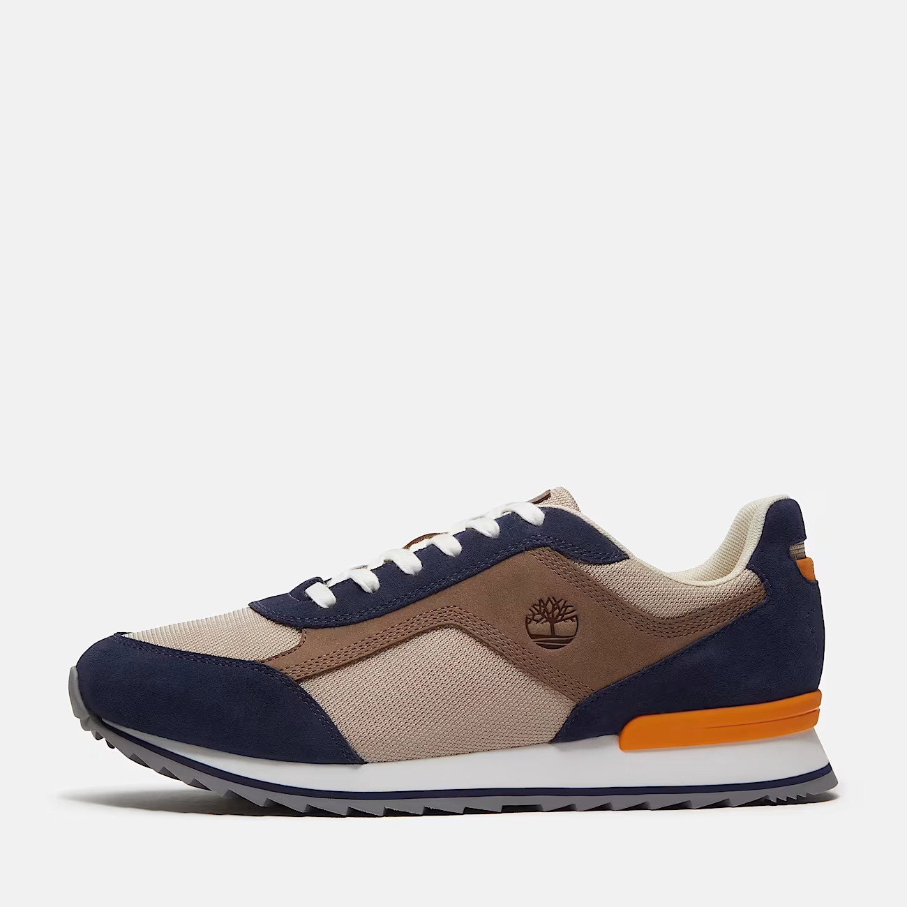 Timberland Scout Heights Trainers in Beige and Dark Blue All Sizes Limited Stock