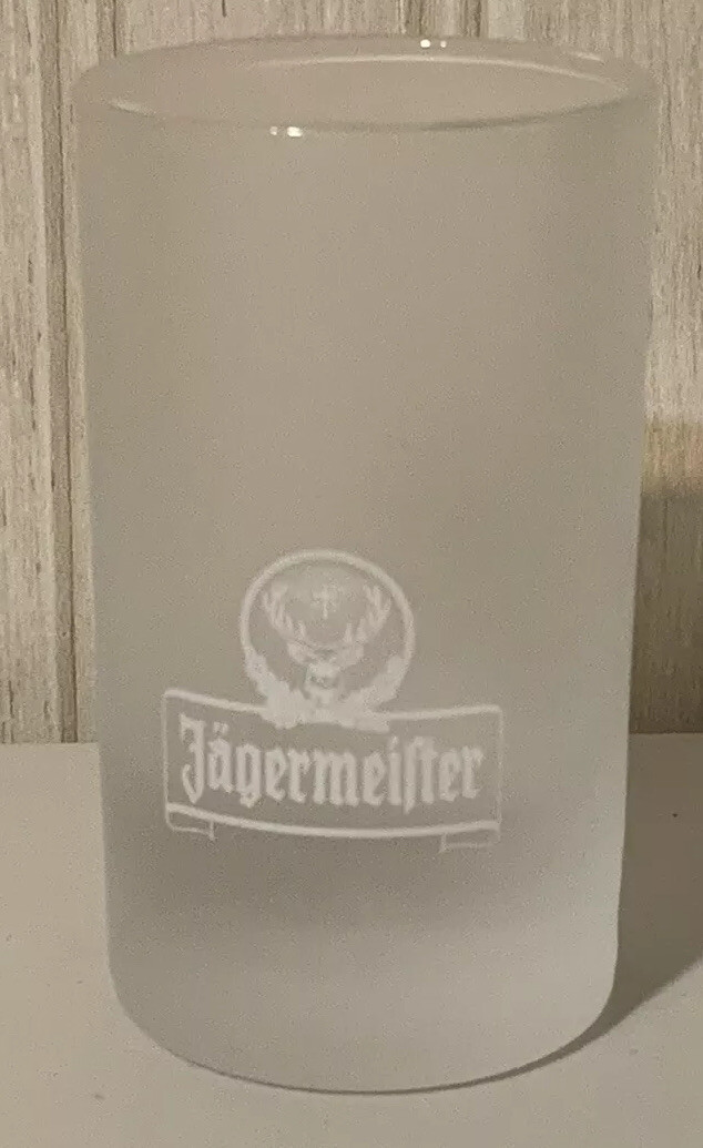 Jagermeister Frosted Double Shot Glass