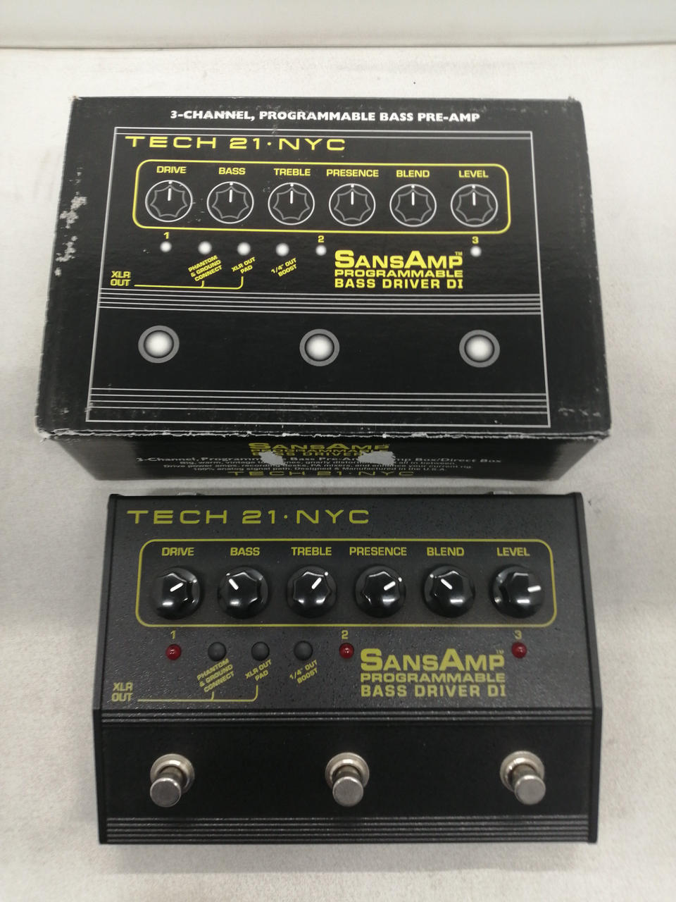 TECH21 SANSAMP BASS DRIVER DI  effector