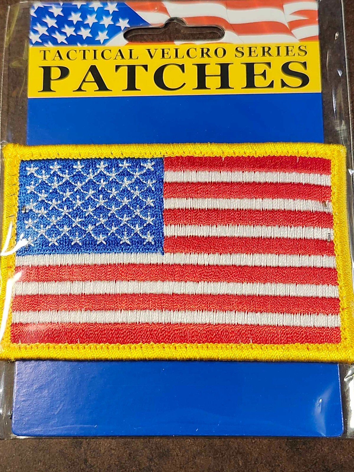 US Flag Hook & Loop Backed Morale Patch (N289)