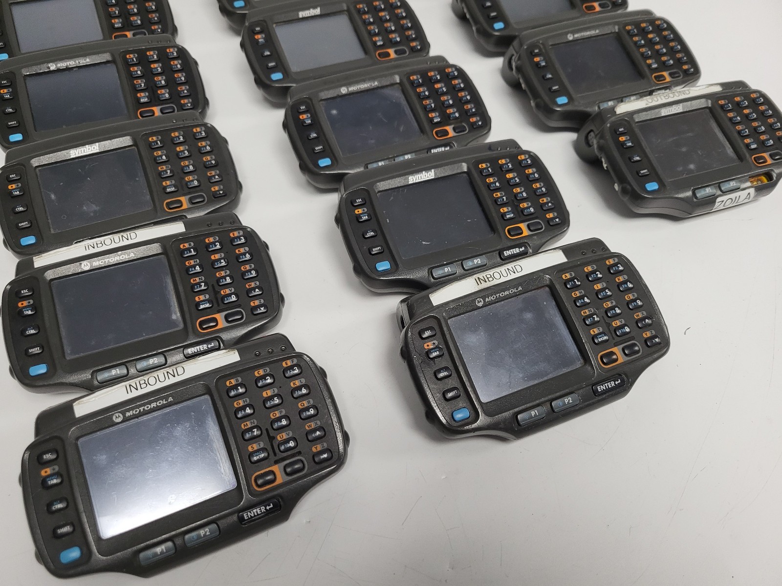 Lot of 20 Motorola WT41N0 Wrist Computers Parts (No Batteries, Untested)