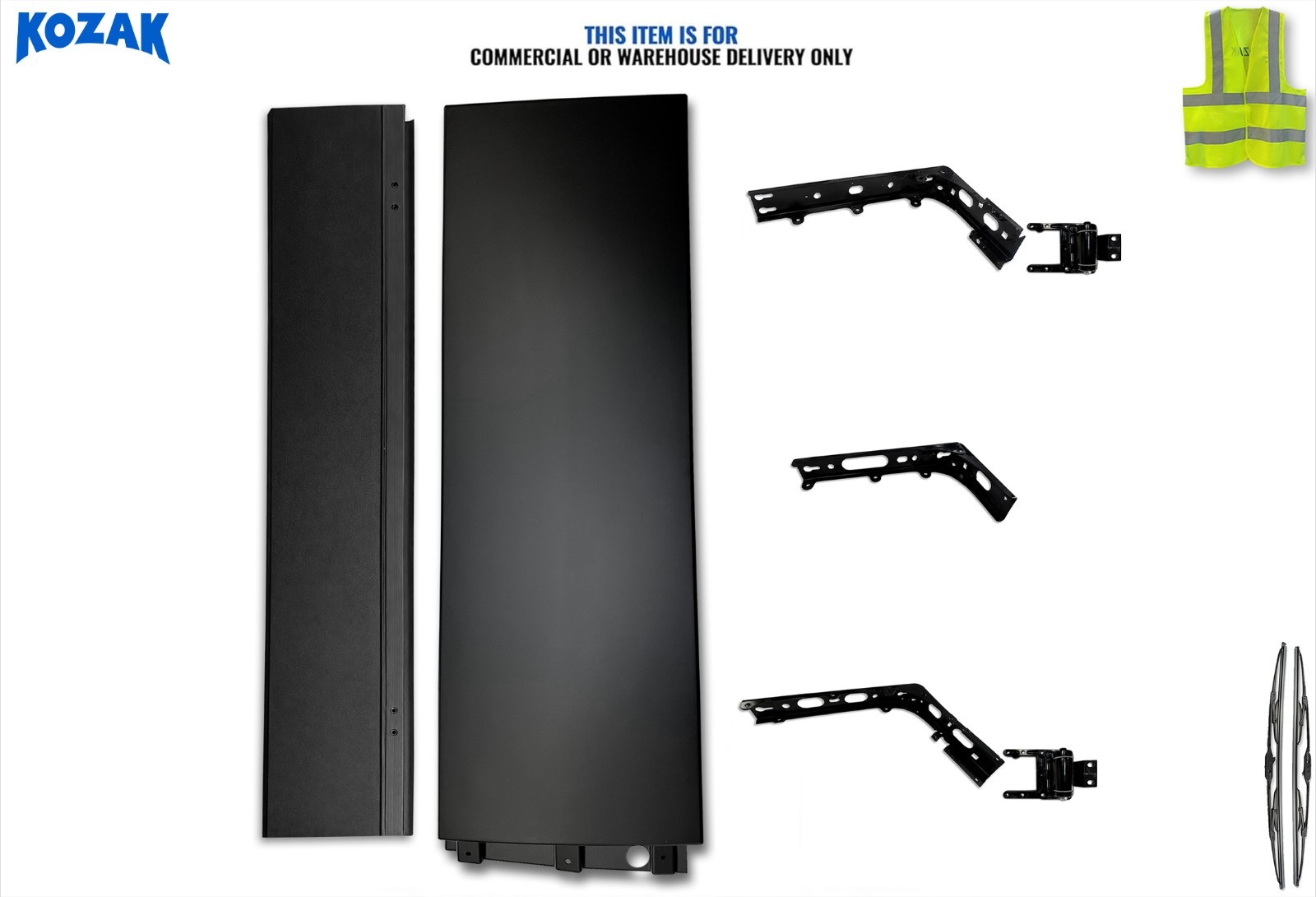 Cab Fairing Lower Deflector w/Extension & Brackets RH Compatible Volvo VNL 2025+