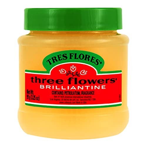 Tres Flores Brilliantine Solid Pomade, 3.25 oz